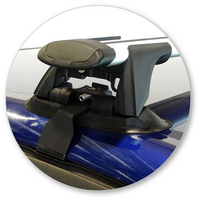 Prorack Black 2 Bar Aero Through Bar kit to suit Ford Mondeo 5dr Hatch (2010 - 2014)