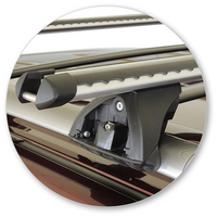 Prorack Silver 2 Bar Heavy Duty Through Bar kit to suit Lexus LX 5dr SUV (2008 - 2015)