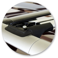 Prorack Silver 2 Bar Aero Rail Bar kit to suit Lexus LX 5dr SUV (2008 - 2015)