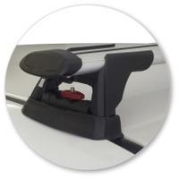 Prorack Black 2 Bar Aero Through Bar kit to suit Subaru Impreza WRX/STI 5dr Hatch (2012 - 5/2022)