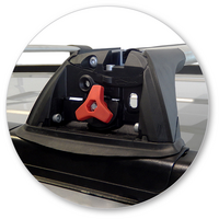 Prorack Silver 2 Bar Aero Flush Bar kit to suit Nissan X-Trail 5dr SUV (2010 - 3/2014)