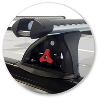 Prorack Black 2 Bar Heavy Duty Through Bar kit to suit Nissan X-Trail 5dr SUV (2010 - 3/2014)