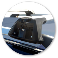 Prorack Silver 2 Bar Aero Flush Bar kit to suit Chery J11 5dr SUV (2010 - Current)