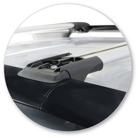 Prorack Silver 2 Bar Aero Rail Bar kit to suit Citroen C4 Cactus 5dr Estate (2015 - 2020)