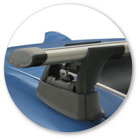 Prorack Black 2 Bar Aero Through Bar kit to suit BMW 2 Series F22 2dr Coupe (2014 - 2017)