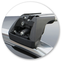 Prorack Silver 2 Bar Aero Flush Bar kit to suit Peugeot 508 SW 5dr Wagon (3/2011 - 8/2019)