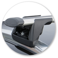 Prorack Silver 2 Bar Aero Through Bar kit to suit Peugeot 508 SW 5dr Wagon (3/2011 - 8/2019)