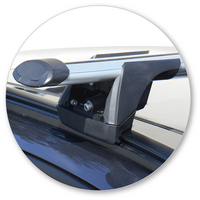 Prorack Black 2 Bar Aero Through Bar kit to suit BMW 3 Series 5dr Wagon (2012 - 2/2019)