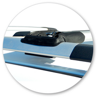 Prorack Silver 2 Bar Aero Rail Bar kit to suit Chery J11 5dr SUV (2010 - Current)