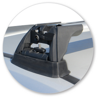 Prorack Silver 2 Bar Aero Flush Bar kit to suit Ford Focus 3dr Hatch (2008 - 2011)