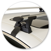 Prorack Silver 2 Bar Aero Through Bar kit to suit Lexus ES 4dr Sedan (2012 - 2018)