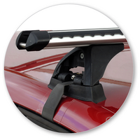 Prorack Black 2 Bar Heavy Duty Through Bar kit to suit Jeep Cherokee Sport 5dr SUV (2014 - 2022)