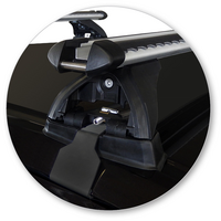 Prorack Silver 2 Bar Heavy Duty Through Bar kit to suit Honda City 4dr Sedan (2014 - 4/2017)