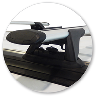 Yakima Black 2 Bar Roof Rack - Ford Territory  5dr SUV 1/11 - On (S16Y &amp; K337)