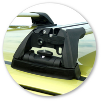 Prorack Silver 2 Bar Aero Flush Bar kit to suit Suzuki Swift 5dr Hatch (2/2011 - 2017)