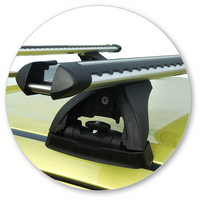 Prorack Black 2 Bar Heavy Duty Through Bar kit to suit Suzuki Swift 5dr Hatch (2/2011 - 2017)