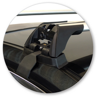 Prorack Silver 2 Bar Aero Flush Bar kit to suit Nissan Altima 4dr Sedan (2013 - Current)