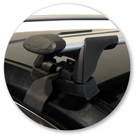 Prorack Black 2 Bar Aero Through Bar kit to suit Nissan Altima 4dr Sedan (2013 - Current)