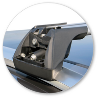 Prorack Black 2 Bar Aero Flush Bar kit to suit Porsche Macan 5dr SUV (2014 - Current)