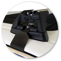 Prorack Black 2 Bar Aero Flush Bar kit to suit Lexus GS 4dr Sedan (2012 - 2020)