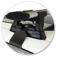 Prorack Black 2 Bar Aero Through Bar kit to suit Lexus GS 4dr Sedan (2012 - 2020)