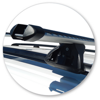 Prorack Black 2 Bar Heavy Duty Through Bar kit to suit Volkswagen Caddy Mobility 5dr MPV (2010 - 2020)