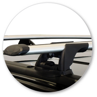 Prorack Silver 2 Bar Aero Through Bar kit to suit Jeep Grand Cherokee WK2 SRT-8 / Blackhawk 5dr SUV (2012 - 12/2021)