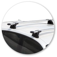 Yakima Black 2 Bar Roof Rack - BMW 1 Series F20 5dr Hatch 1/11 - 7/19 (S16Y &amp; K380)