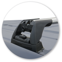 Prorack Silver 2 Bar Aero Flush Bar kit to suit Mercedes-Benz Vito 4dr Van (8/2015 - Current)