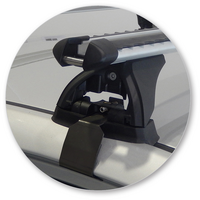 Prorack Black 2 Bar Heavy Duty Through Bar kit to suit Hyundai Sonata 4dr Sedan (2015 - 2019)