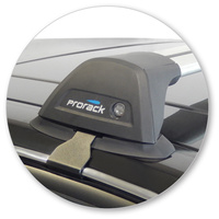 Prorack Silver 2 Bar Aero Flush Bar kit to suit Holden Caprice 4dr Sedan (2006 - 2020)