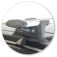 Prorack Silver 2 Bar Aero Through Bar kit to suit Holden Caprice 4dr Sedan (2006 - 2020)