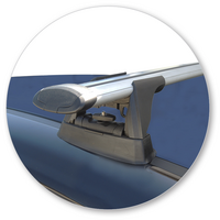 Prorack Black 2 Bar Aero Through Bar kit to suit Kia Pro Ceed GT 3dr Hatch (2014 - Current)