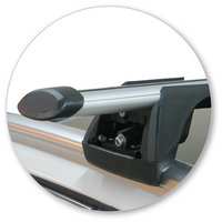 Prorack Silver 2 Bar Aero Through Bar kit to suit Peugeot 308 SW 5dr Wagon (2014 - Current)