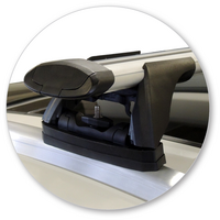 Prorack Silver 2 Bar Aero Through Bar kit to suit Honda HR-V 5dr SUV (2015 - 5/2022)