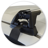 Prorack Silver 2 Bar Aero Flush Bar kit to suit Honda HR-V 5dr SUV (2015 - 5/2022)