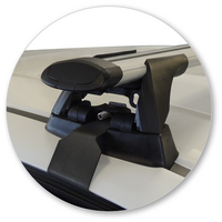 Prorack Black 2 Bar Aero Through Bar kit to suit Honda HR-V 5dr SUV (2015 - 5/2022)