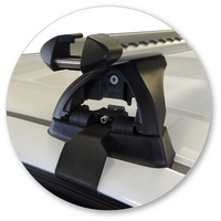 Prorack Black 2 Bar Heavy Duty Through Bar kit to suit Honda HR-V 5dr SUV (2015 - 5/2022)