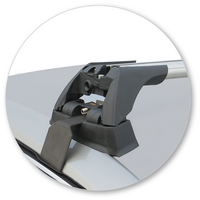 Prorack Black 2 Bar Aero Flush Bar kit to suit Volkswagen Passat B8 4dr Sedan (10/2015 - Current)