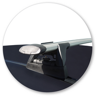 Prorack Black 2 Bar Aero Through Bar kit to suit Mazda CX-3 5dr SUV (2015 - Current)