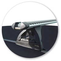 Prorack Black 2 Bar Heavy Duty Through Bar kit to suit Mazda CX-3 5dr SUV (2015 - Current)