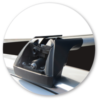 Prorack Black 2 Bar Aero Flush Bar kit to suit Suzuki Vitara 5dr SUV (2016 - Current)