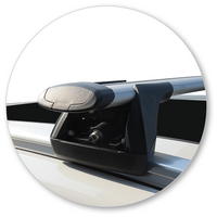 Prorack Silver 2 Bar Aero Through Bar kit to suit Suzuki Vitara 5dr SUV (2016 - Current)