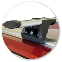 Prorack Black 2 Bar Aero Through Bar kit to suit Lexus NX 5dr SUV (2015 - 2021)