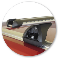 Prorack Black 2 Bar Heavy Duty Through Bar kit to suit Lexus NX 5dr SUV (2015 - 2021)