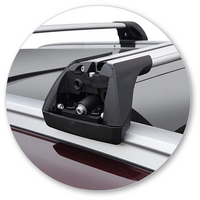 Prorack Black 2 Bar Aero Flush Bar kit to suit Kia Sorento 5dr SUV (2015 - 7/2020)