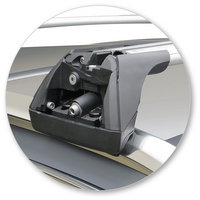 Prorack Silver 2 Bar Aero Flush Bar kit to suit Audi A3/S3/RS3 Sportback 5dr Hatch (2013 - 2020)