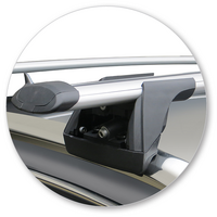 Prorack Silver 2 Bar Aero Through Bar kit to suit Audi A3/S3/RS3 Sportback 5dr Hatch (2013 - 2020)