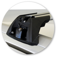 Prorack Silver 2 Bar Aero Flush Bar kit to suit Lexus RX 5dr SUV (2009 - 2016)