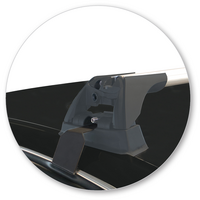 Prorack Black 2 Bar Aero Flush Bar kit to suit Audi A8/S8 4dr Sedan (2010 - 2018)